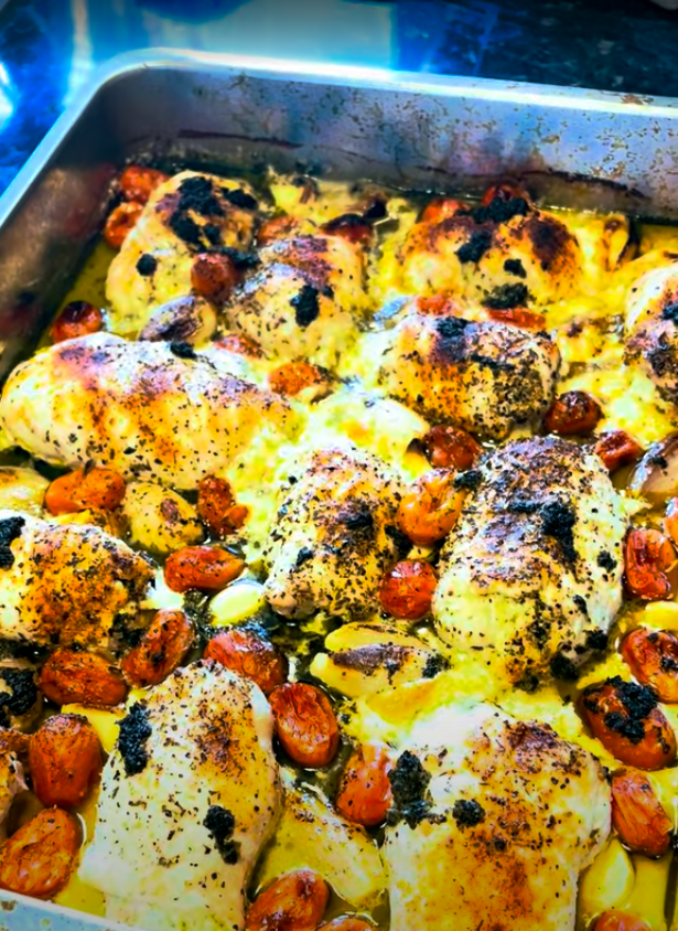 Chicken out of oven