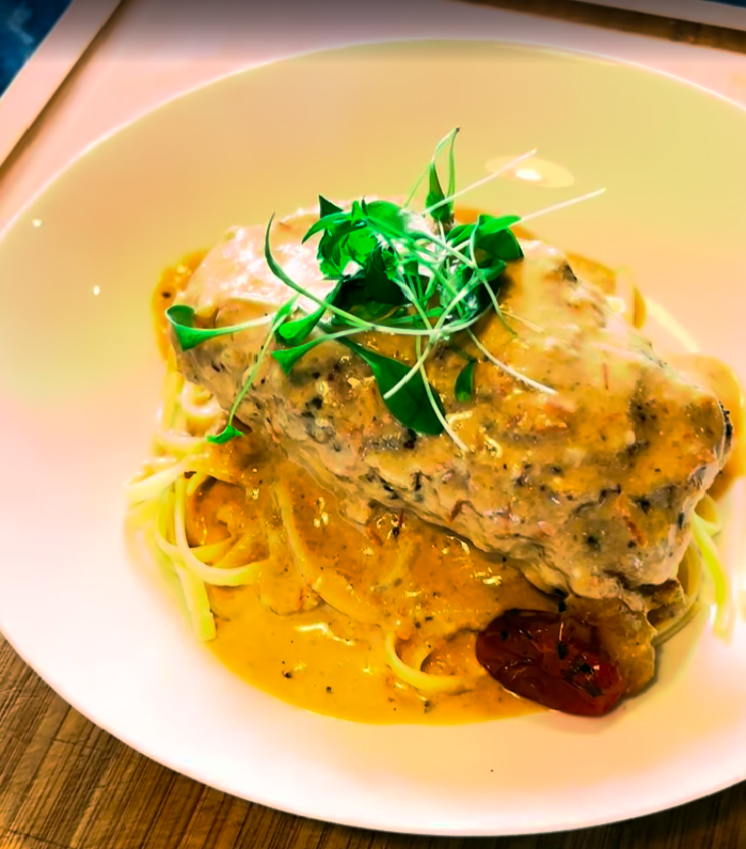 Plated chicken