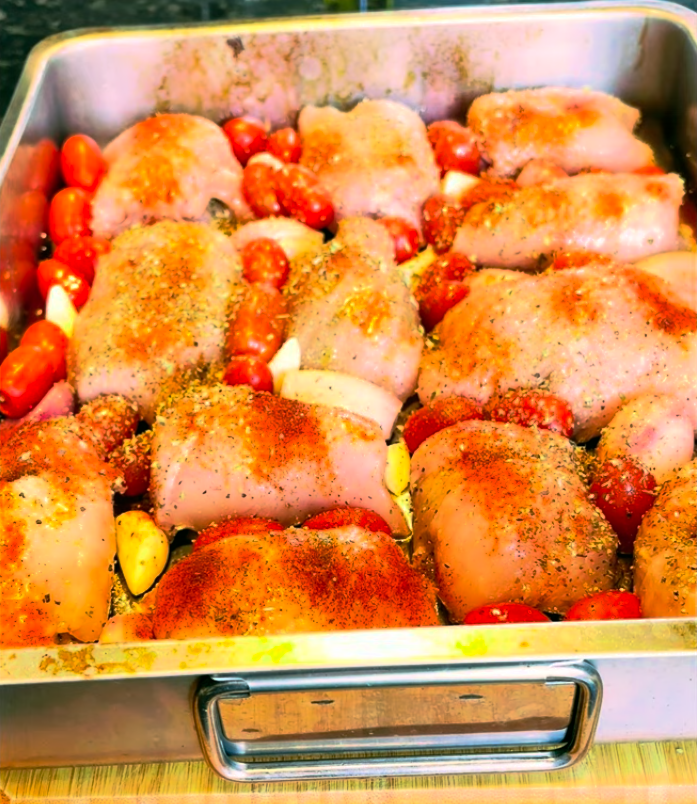 Chicken before oven